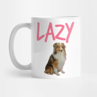 LAZY / The Border collie Mug